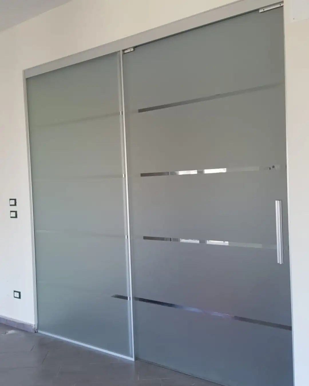 Porte a Battente in Vetro realizzate a Palermo - Greco Vetri e Infissi 7