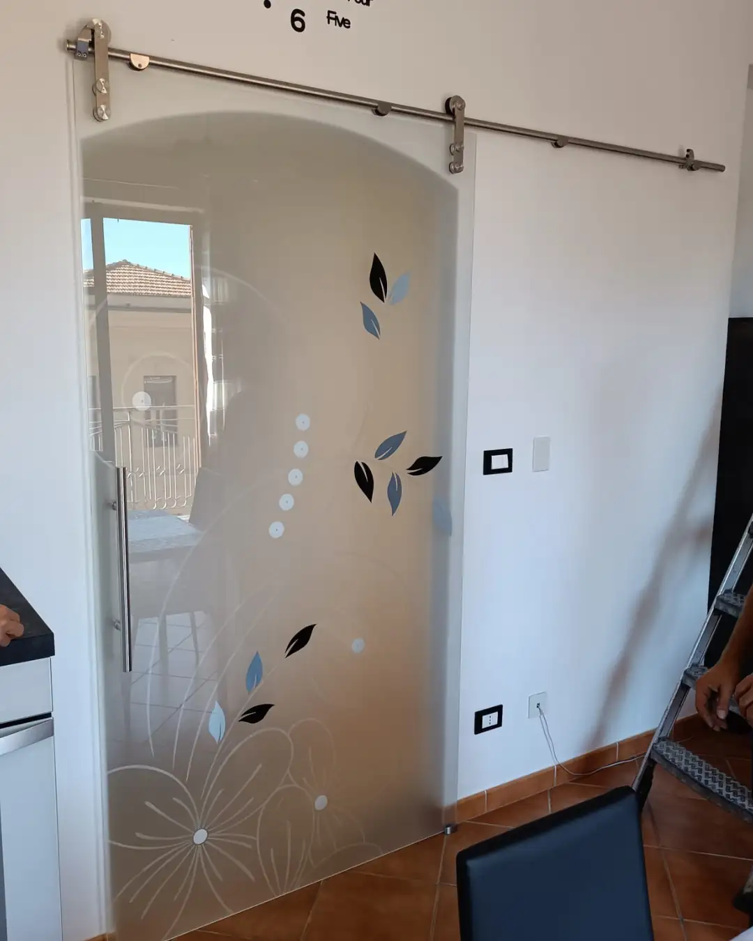 Porte a Battente in Vetro realizzate a Palermo - Greco Vetri e Infissi 11